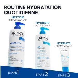 Uriage Derm-Phy Cremă Dermatologică De Curățare Pentru Toate Tipurile De Piele 500ml - Img 8