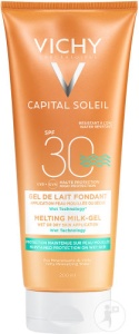Vichy Capital Soleil Lapte-Gel Protecție Solară SPF30 Piele Sensibilă Tub 200ml