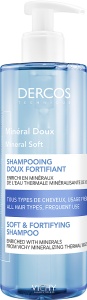 Vichy Dercos Șampon Mineral Fortifiant Blând Pentru Toate Tipurile De Păr 400ml