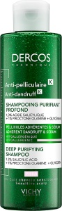 Vichy Dercos Șampon Purificator Anti-Mătreață Curățare Profundă 250ml
