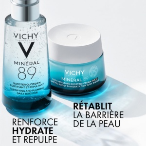 Vichy Minéral 89 Cremă Boost De Hidratare 100h Fără Parfum Ten Normal Spre Uscat 50ml - Img 2