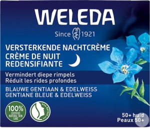 Weleda Gențiană Albastră Şi Edelweiss Cremă De Noapte Redensifiantă 30ml - Img 2