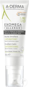 A-Derma Exomega Allergo Balsam Emolient Piele Uscată-Iritată 40ml