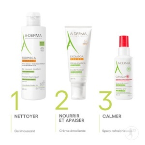 A-Derma Exomega Control Gel Spumant Emolient Anti-Mâncărimi Piele uscată cu tendință atopică 500ml - Img 8
