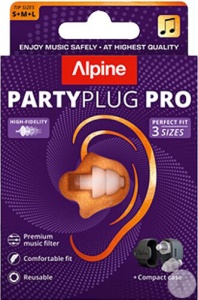 Alpine PartyPlug Pro Dopuri De Urechi Transparente 1 Pereche