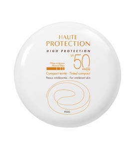 Avène Cremă Solară Compactă SPF50 Auriu Piele Sensibilă Cutie 10g