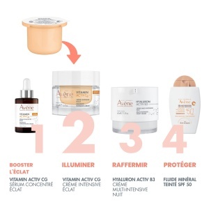Avène Vitamine Activ CG Cremă Intensivă Luminozitate Anti-Îmbătrânire Vitamina C 50ml - Img 2
