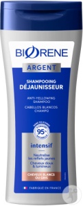 Biorène Argent Șampon Decolorant Intensiv Păr Alb Sau Gri 200ml
