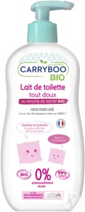 Carryboo Lapte De Toaletă Delicat Cu Unt De Shea Bio Fără Parfum 500ml