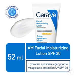 CeraVe Cremă De Față Hidratantă SPF30 Piele Normală Sau Uscată 52ml - Img 3
