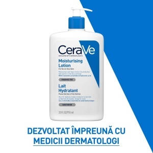 Cerave Crema Hidratantă Piele Uscată Până La Foarte Uscată Fără Parfum 976ml - Img 5