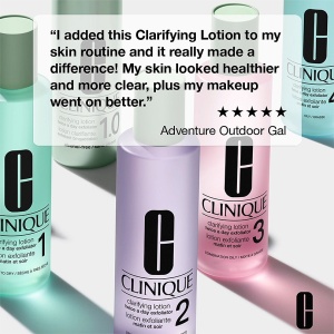 Clinique Clarifying 2 Loţiune Exfoliantă Pentru Ten Uscat Şi Mixt Flacon 400ml - Img 4