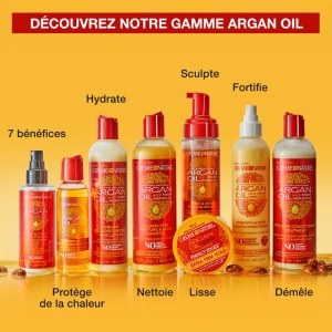 Crème Of Nature Spumă De Styling Cu Ulei De Argan Marocan Flacon Cu Pompă 200ml - Img 5
