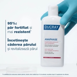 Ducray Anaphase Șampon Complement Împotriva Căderii Părului 400ml - Img 4