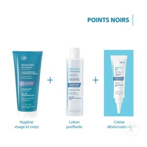 Ducray Keracnyl Gel Spumant De Curățare Pentru Piele Grasă Cu Tendință Acneică 200ml - Img 2