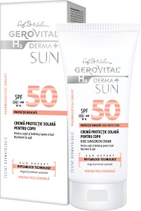 Gerovital H3 Derma+ Sun Cremă Protecție Solară SPF50 Copii Și Bebeluși 100ml - Img 2