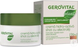 Gerovital Plant Cremă Hidra-Activă Shot Cu Electroliți 50ml