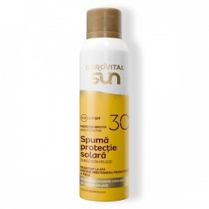 Gerovital Sun Spumă Protecție Solară SPF30 Spray 150ml