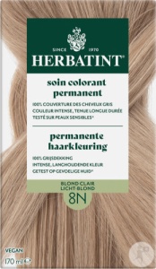 Herbatint Vopsea De Păr Permanentă 8N Blond Deschis 1 Kit
