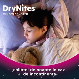 Huggies Drynites Chiloți-Scutece Absorbanți Mărimea M Fete 4-7 Ani Noapte 10 Bucăți - Img 2