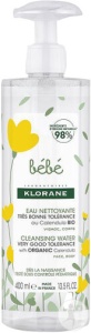 Klorane Bébé Apă De Curățare Organică Cu Mușeîel Pentru Față Și Corp 400ml