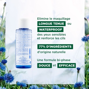 Klorane Cu Albăstrele Bio Demachiant Ochi Waterproof Ochi Sensibili100ml - Img 5