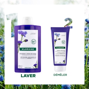 Klorane Șampon Anti-Îngălbenire Cu Albăstrea Bio Păr Gri Sau Blond 200ml - Img 6
