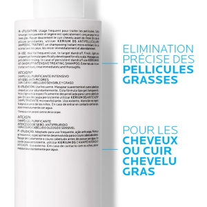 La Roche-Posay Kerium Șampon-Gel Antimătreață Păr Gras 200ml - Img 2