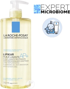 La Roche-Posay Lipikar Ulei De Curățare AP+ Piele Cu Tendință Atopică Flacon Cu Pompă 750ml - Img 2