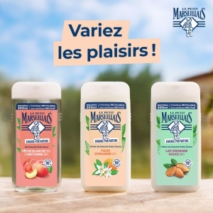 Le Petit Marseillais Extra Doux Cremă De Duș Cu Flori De Portocal Bio Pentru Toate Tipurile De Piele 300ml - Img 7