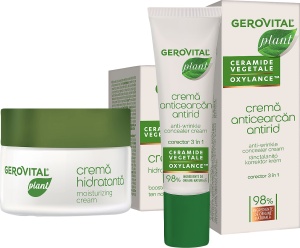 Pachet Mix&Match Gerovital Plant Cremă Hidratantă + Cremă Anticearcăn Antirid