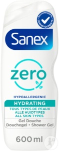Sanex Zero% Gel Duș Hidratant Toate Tipurile Piele Flacon 600ml