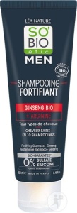 So'Bio Étic Men Șampon Revigorant Cu Ginseng Organic + Arginină Tub 250ml