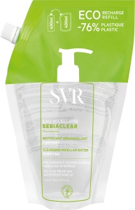 SVR Sebiaclear Apă Micelară Demachiantă Purifiantă Ten Acneic Gras Rezervă 400ml