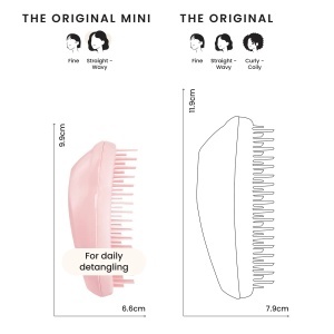 Tangle Teezer The Original Mini Perie Păr Millennial Pink 1 Bucată - Img 3