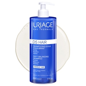 Uriage DS Șampon Blând Echilibrant Toate Tipurile De Păr Flacon Dozator 500ml - Img 3