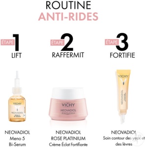 Vichy Neovadiol Rose Platinium Cremă Fortifiantă Și Revitalizantă 50ml - Img 4