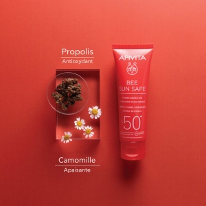 Apivita Bee Sun Safe Crema Hidratantă Calmantă Față SPF50+ Tub 50ml - Img 4