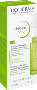 Bioderma Sébium Ser Concentrat Calmant Anti-Imperfecțiuni Piele Adultă Cu Tendință Acneică 30ml