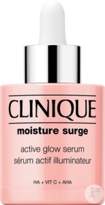 Clinique Moisture Surge Active Glow Ser Hidratant Exfoliant Și Iluminator Pentru Toate Tipurile De Ten 30ml