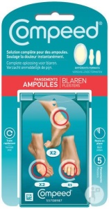 Compeed Plasturi Pentru Bășici Mixpack 5 Bucăți