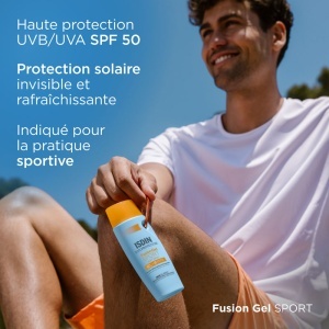 Isdin Fotoprotector Fusion Gel Sport SPF50 Gel De Protecție Solară Pentru Corp 100ml - Img 5