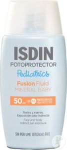 Isdin Fotoprotector Pediatrics Fusion Fluid Mineral Baby SPF50 Tub 50ml