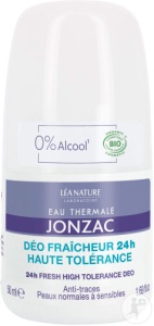 Jonzac Eau Thermale Rehydrate Deodorant Prospețime 24h Bio Roll-On Flacon 50ml