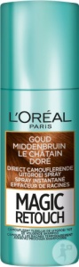L'Oréal Paris Magic Retouch Șaten Auriu Spray Instant Pentru Rădăcini 75ml