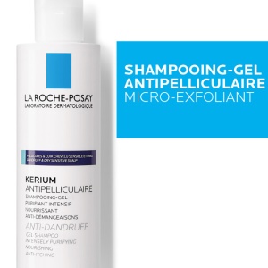 La Roche-Posay Kerium Șampon-Gel Antimătreață Păr Gras 200ml - Img 3