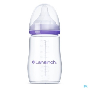 Lansinoh Biberon Cu Tetină Natural Wave 240ml 2 Bucăți - Img 2