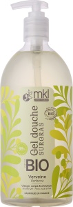 MKL Green Nature Gel De Duș Surgras Organic Verbena Pentru Față Corp Și Păr 1L