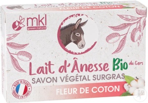 MKL Green Nature Săpun Vegetal Ultra Hrănitor Cu Lapte De Măgăriță Bio Floare De Bumbac 100g