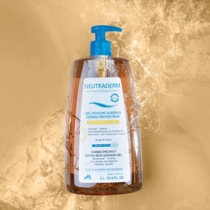 Neutraderm Gel De Duș Rehidrant Dermatoprotector Față/Corp Piele Uscată Și Sensibilă 1L - Img 4